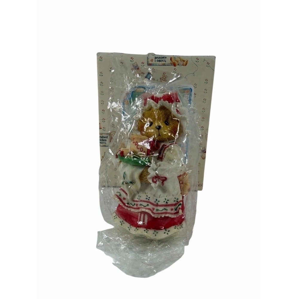 1995 Cherished Teddies, Holly #141119, "A Cup Of Homemade Love"